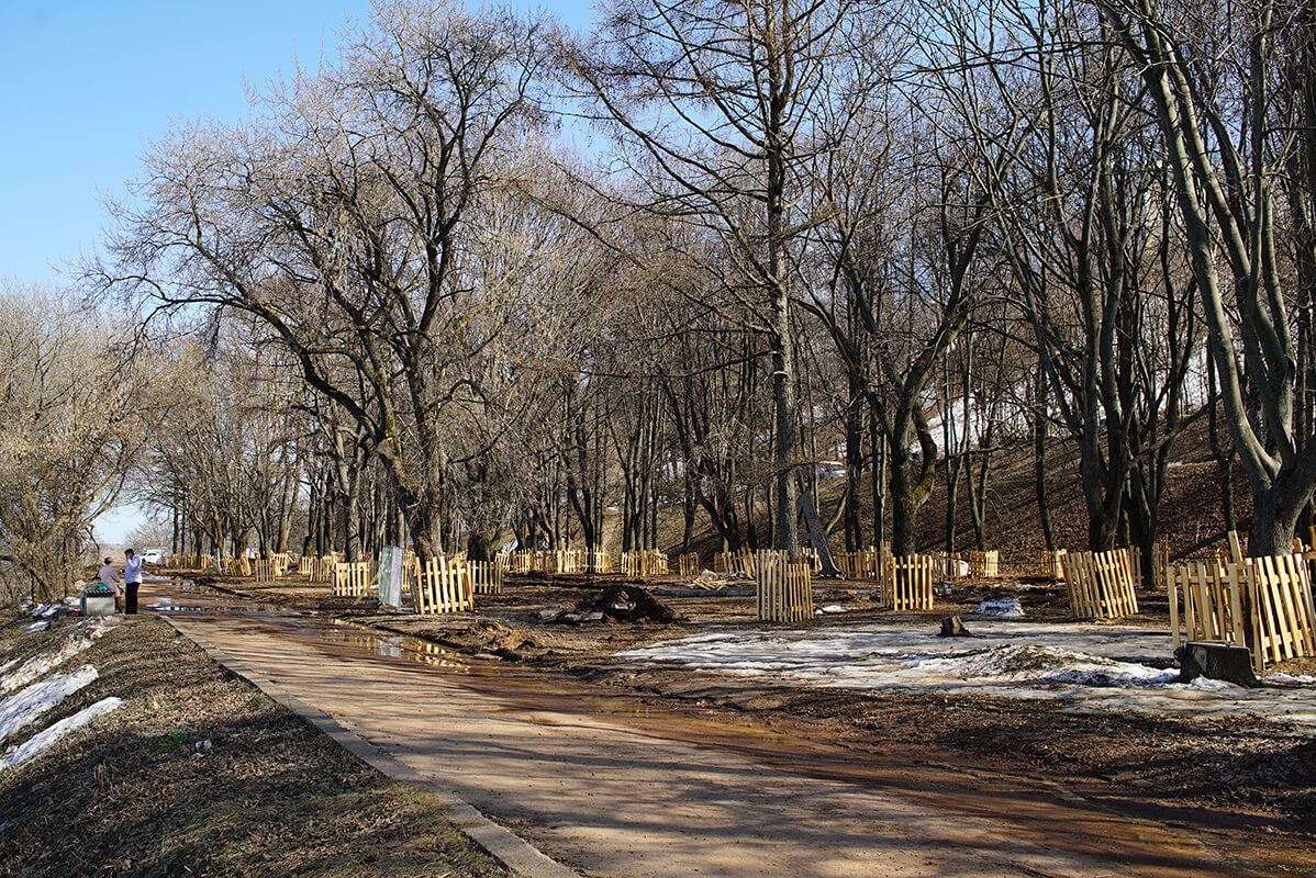 Александровский сад до реставрации