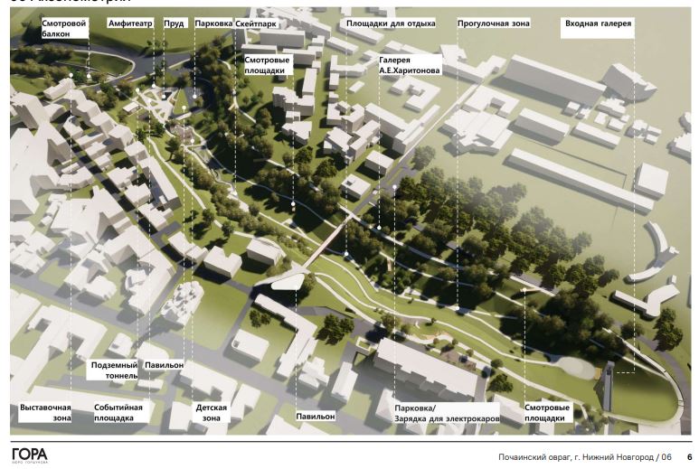 План парка швейцария нижний новгород после реконструкции