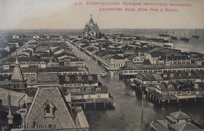 Памятные знаки-указатели уровня наводнений в истории Н.Новгорода
